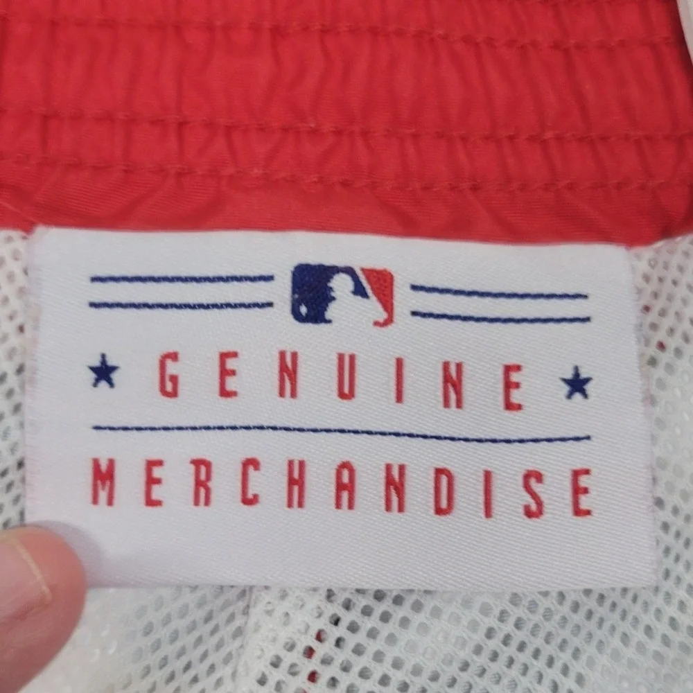 MLB St Louis Cardinals Swim Trunks Mens XL Navy Blue Tropical Board Shorts C716